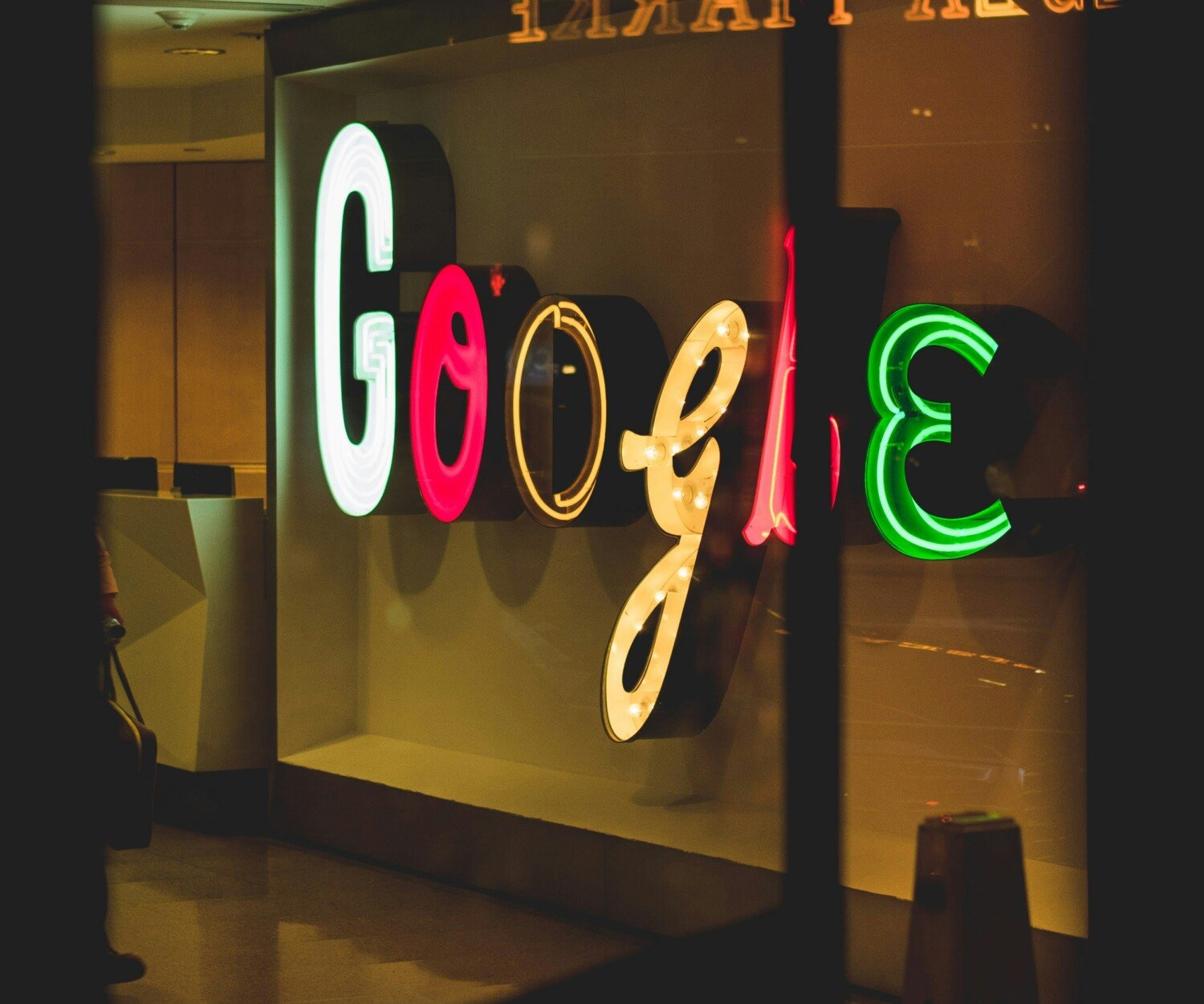 Google light signage
