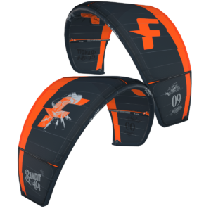 BANDIT S4 jėgos aitvaras ONYX/FLAME 9 kvadratinių metrų